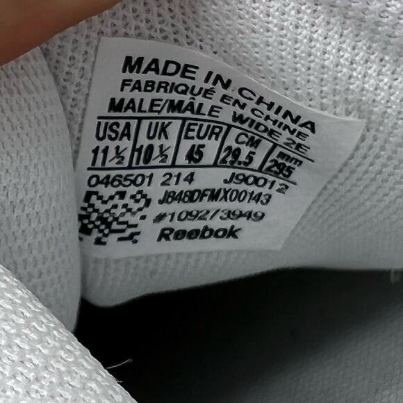 Reebok Shoes Mens 11.5 Walk Ultra DMX Max Athletic Sneaker White Walking - Picture 8 of 8